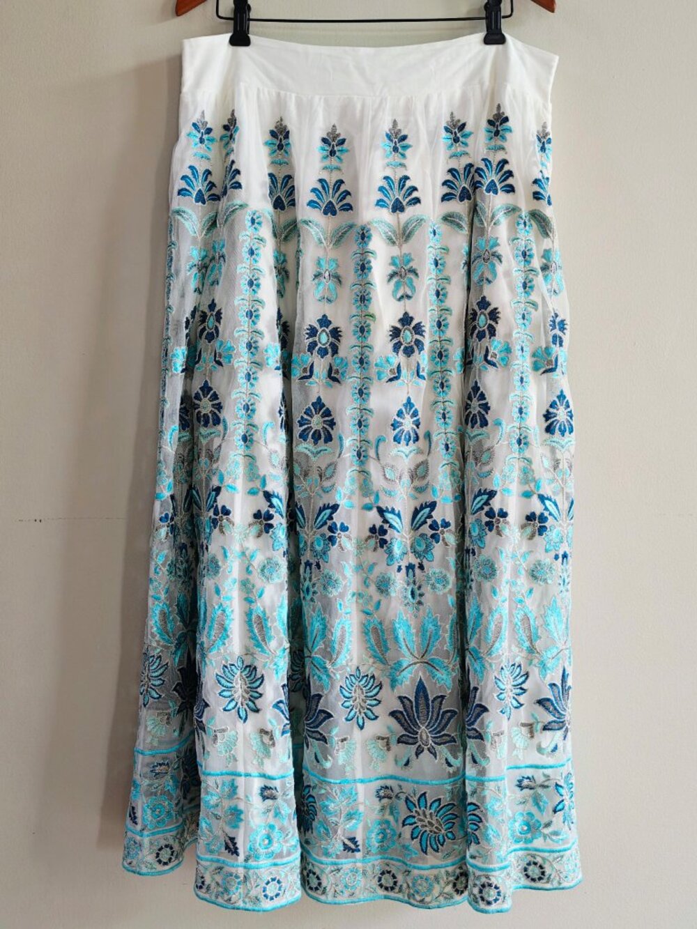 SOFT SURROUNDINGS Alexandria Embroidered Skirt - Picture 8 of 9